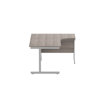 Office Right Hand Corner Desk with Steel Single Upright Cantilever Frame (FSC)
