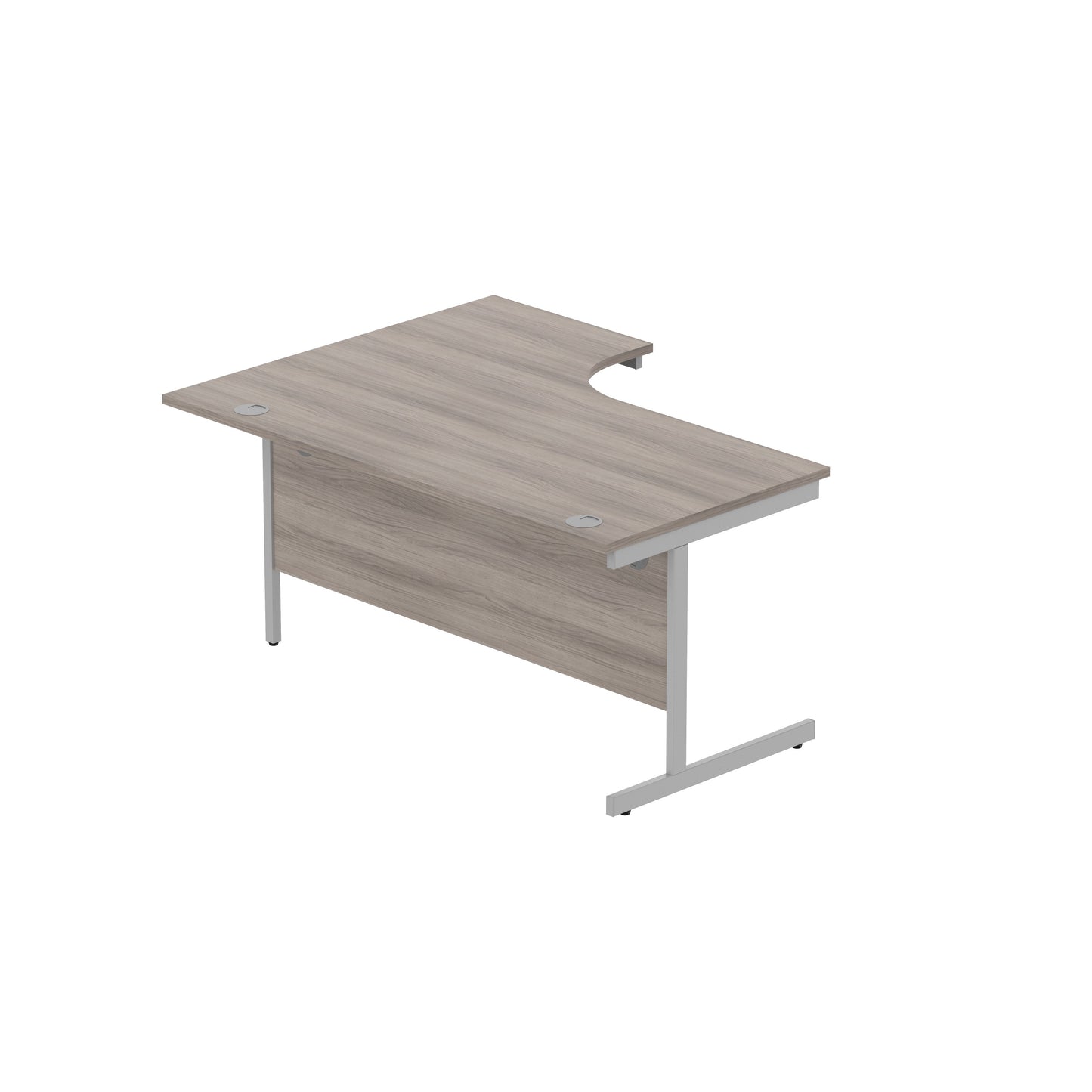 Office Right Hand Corner Desk with Steel Single Upright Cantilever Frame (FSC)