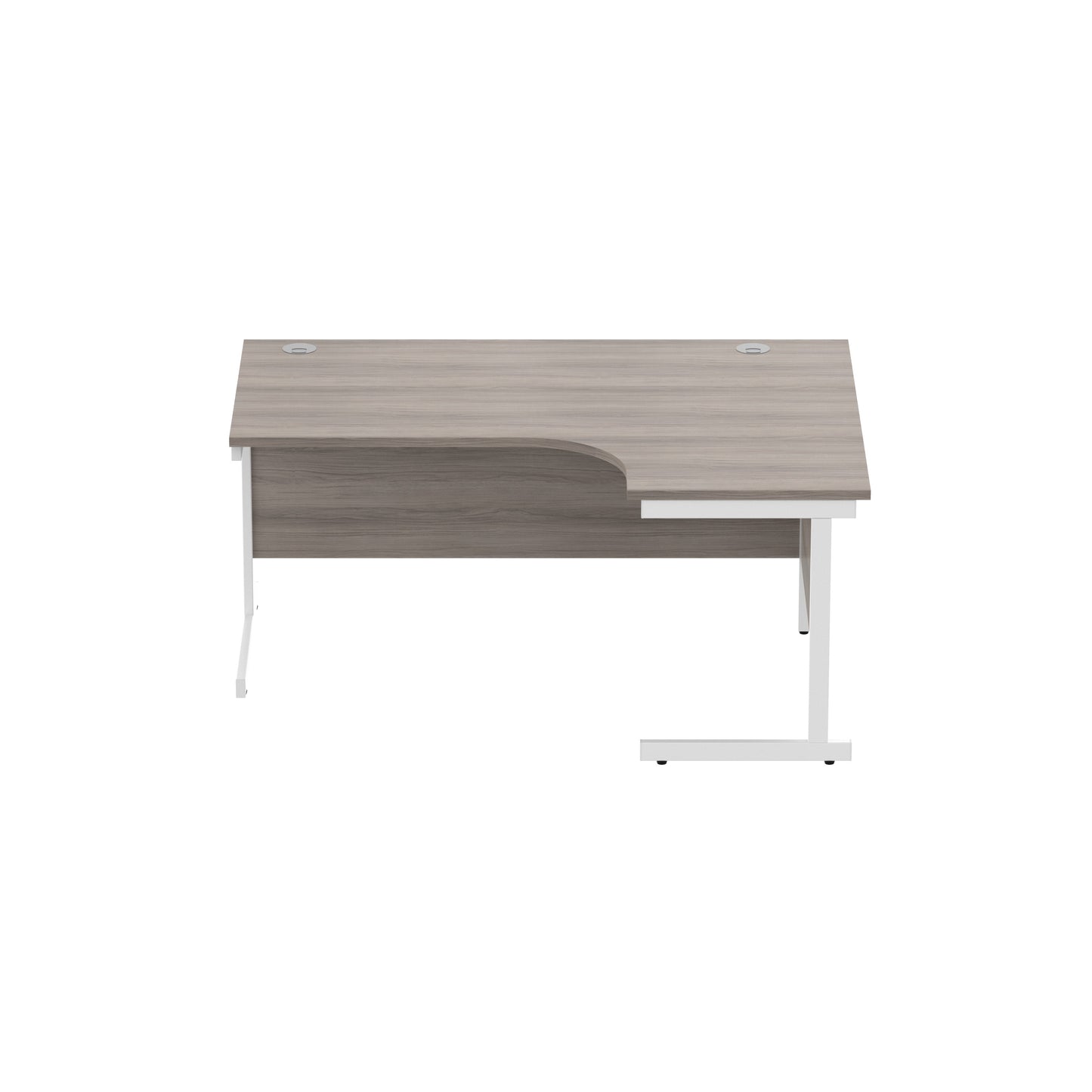 Office Right Hand Corner Desk with Steel Single Upright Cantilever Frame (FSC)