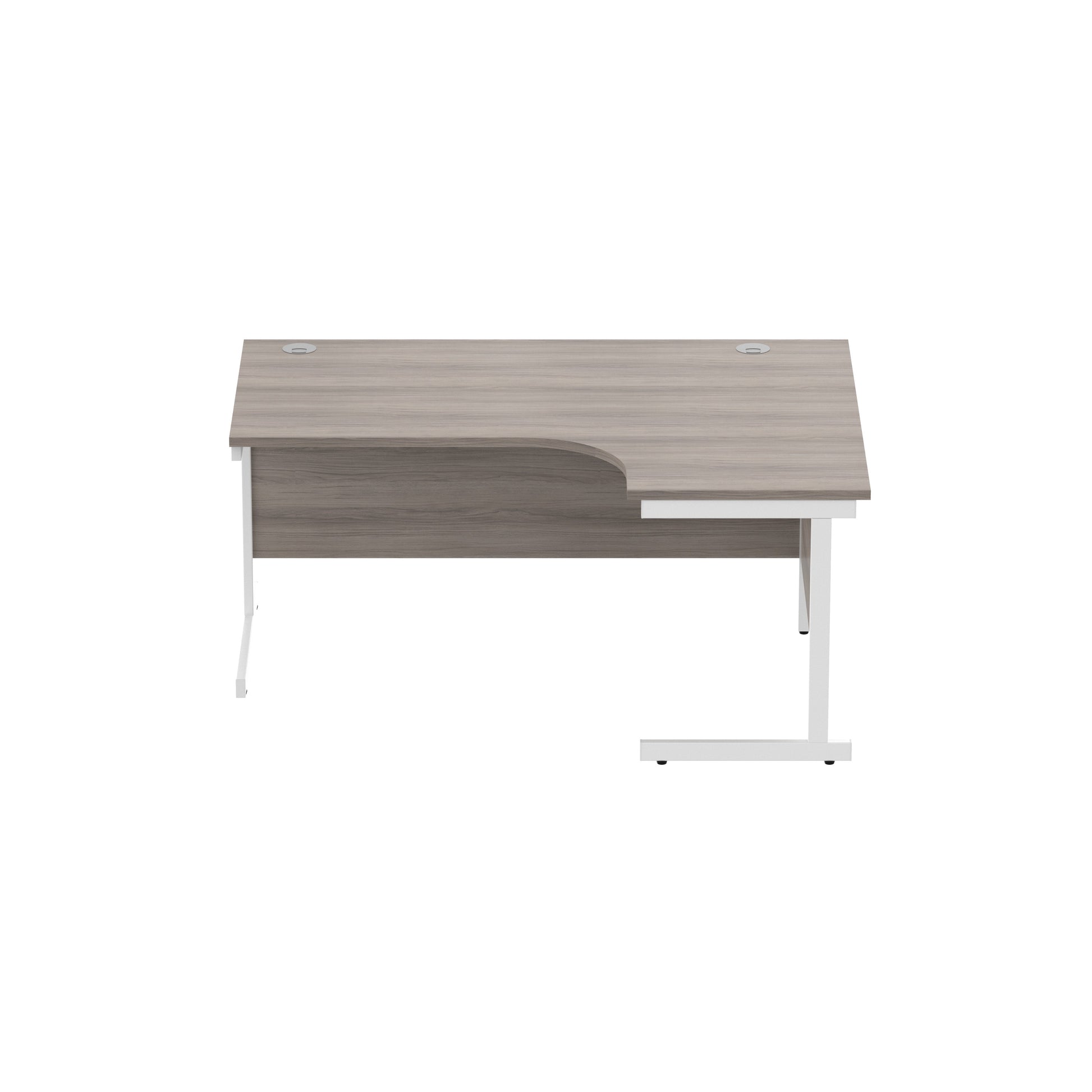 Office Right Hand Corner Desk with Steel Single Upright Cantilever Frame (FSC)
