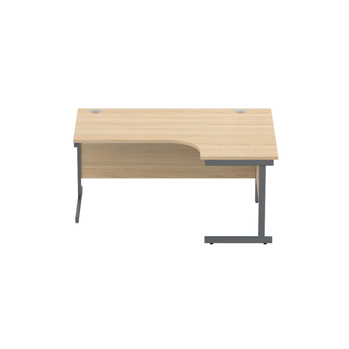Office Right Hand Corner Desk with Steel Single Upright Cantilever Frame (FSC)