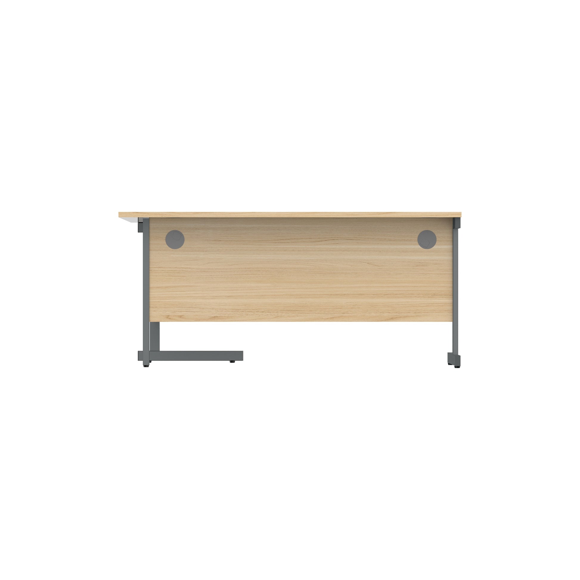 Office Right Hand Corner Desk with Steel Single Upright Cantilever Frame (FSC)