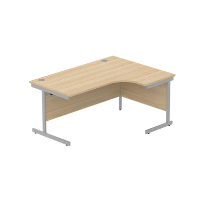 Core|Single Upright|Right Hand Radial Desk (FSC)1600X1200|Canadian Oak-Silver