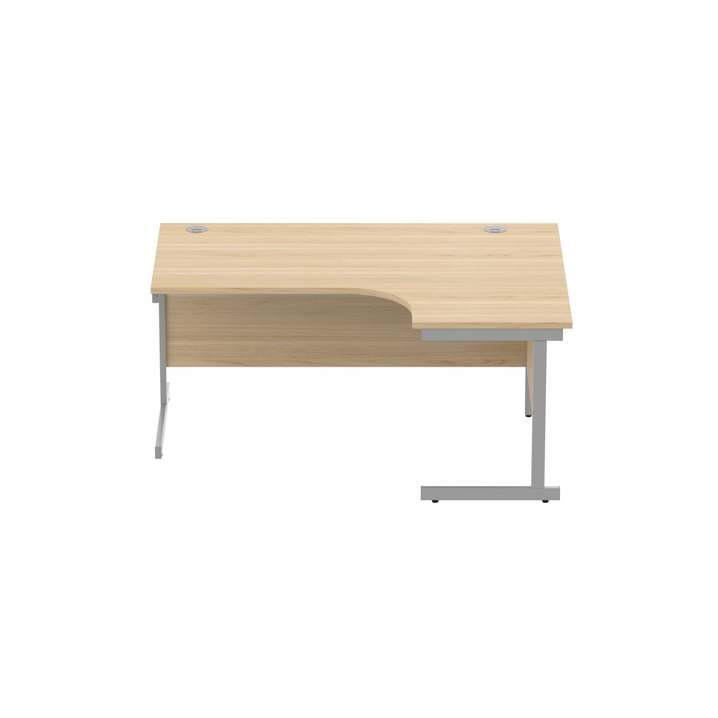 Office Right Hand Corner Desk with Steel Single Upright Cantilever Frame (FSC)