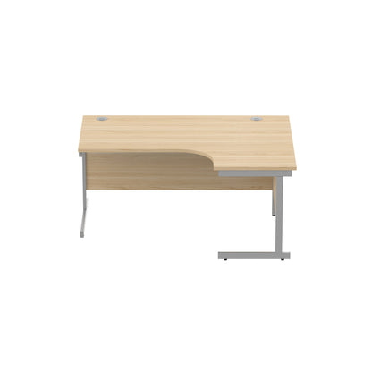 Office Right Hand Corner Desk with Steel Single Upright Cantilever Frame (FSC)