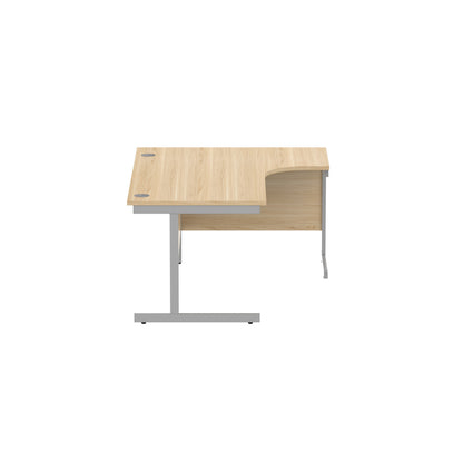 Office Right Hand Corner Desk with Steel Single Upright Cantilever Frame (FSC)