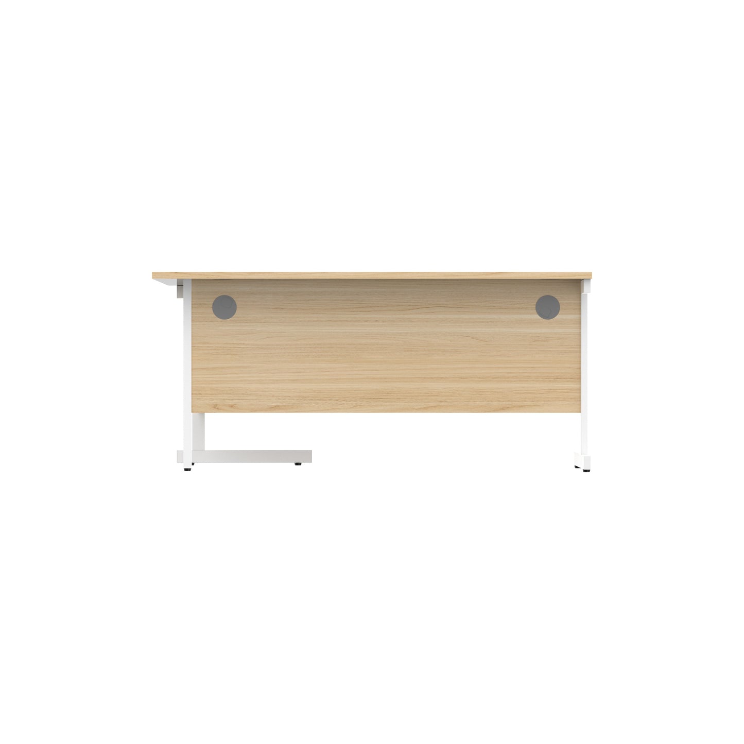 Office Right Hand Corner Desk with Steel Single Upright Cantilever Frame (FSC)