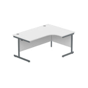 Office Right Hand Corner Desk with Steel Single Upright Cantilever Frame (FSC)