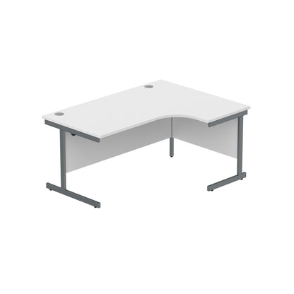Core|Single Upright|Right Hand Radial Desk (FSC)1600X1200|Arctic White-Graphite