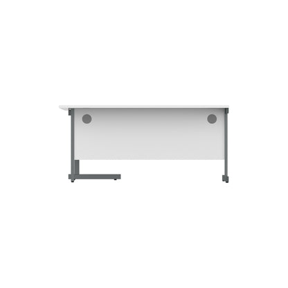 Office Right Hand Corner Desk with Steel Single Upright Cantilever Frame (FSC)
