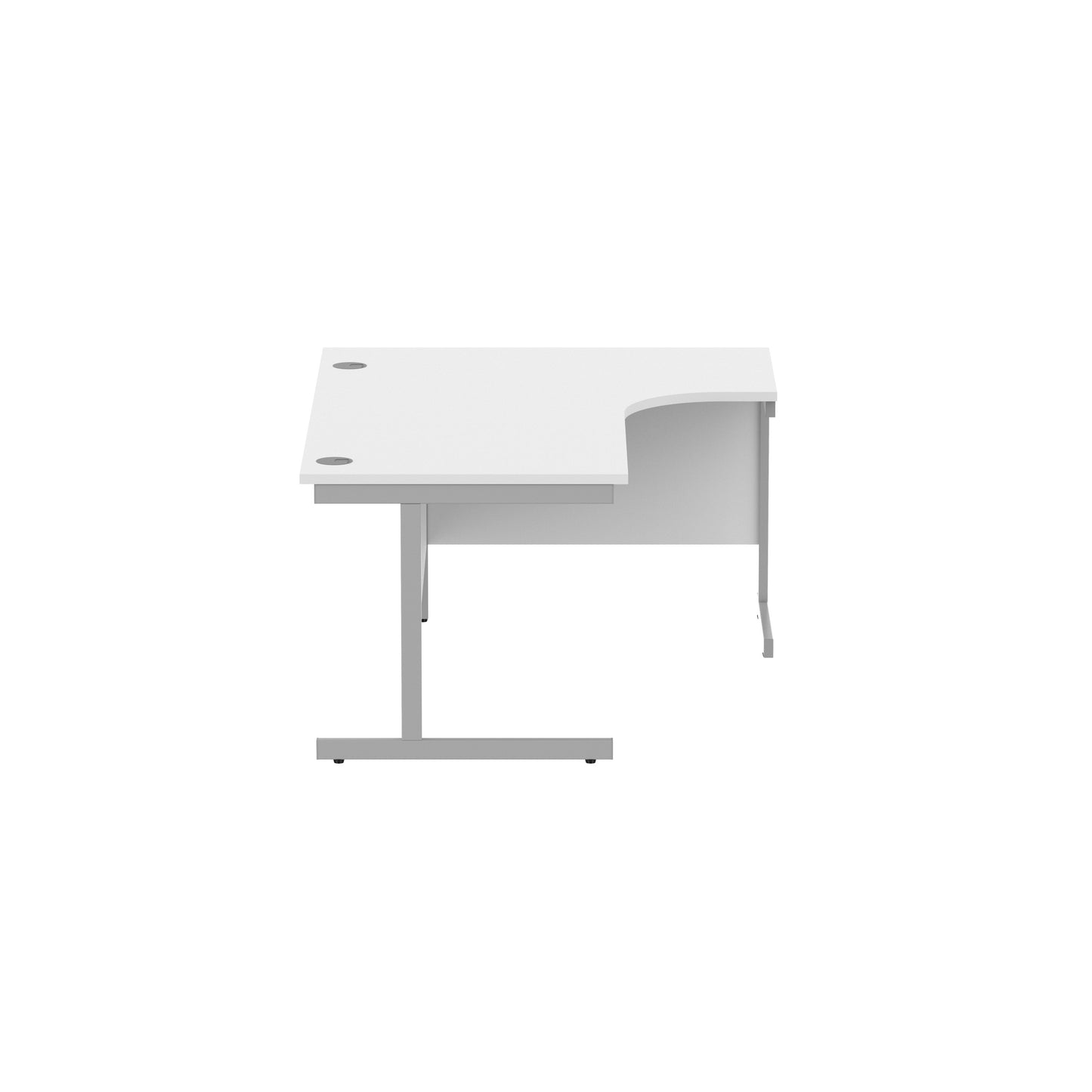 Office Right Hand Corner Desk with Steel Single Upright Cantilever Frame (FSC)