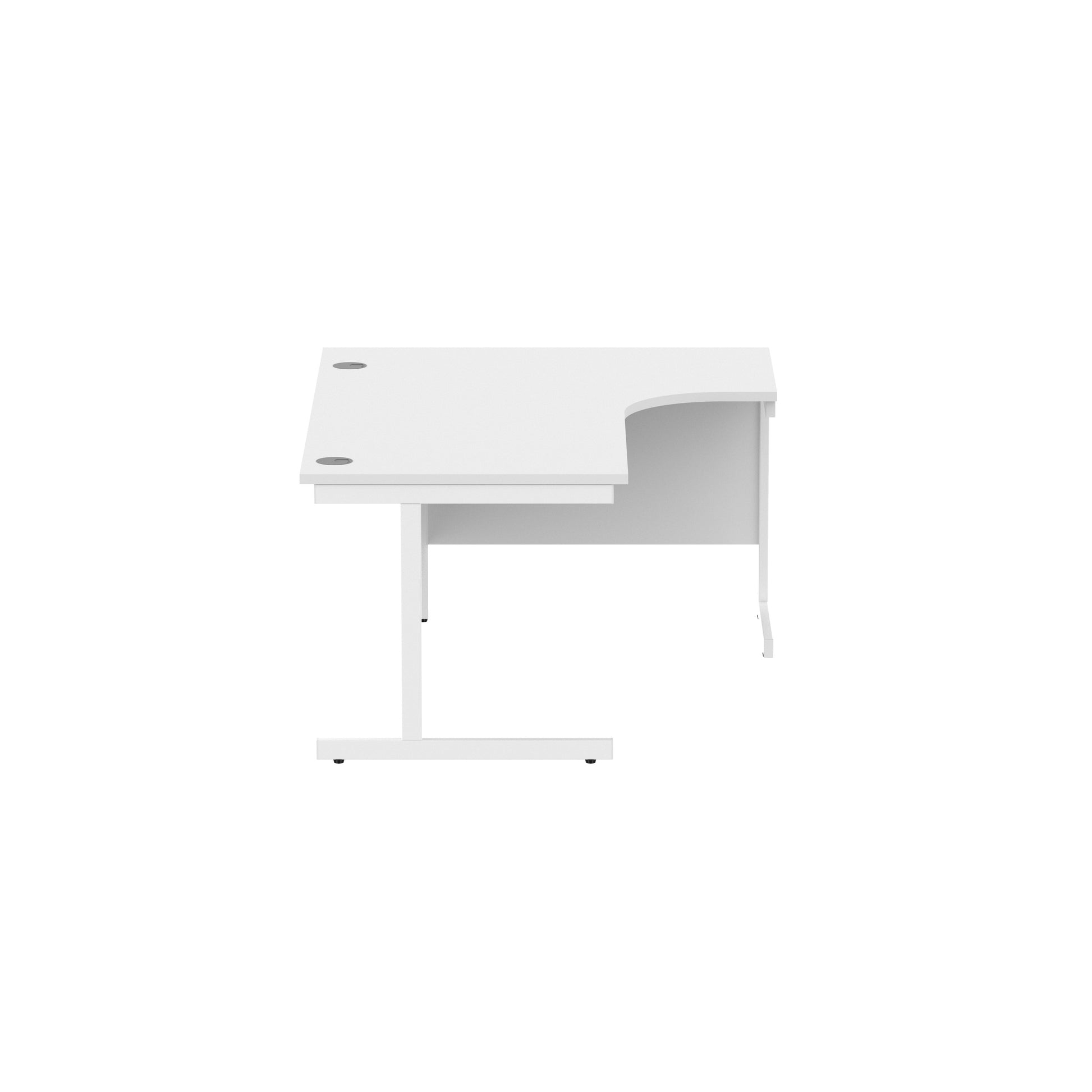 Office Right Hand Corner Desk with Steel Single Upright Cantilever Frame (FSC)