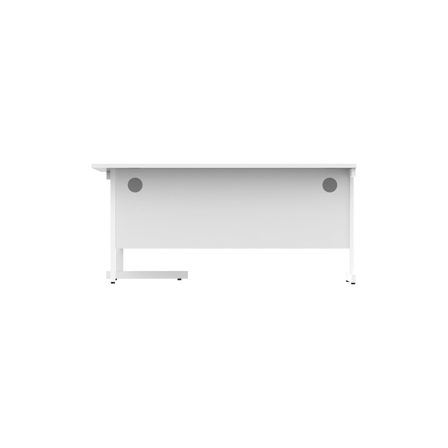 Office Right Hand Corner Desk with Steel Single Upright Cantilever Frame (FSC)