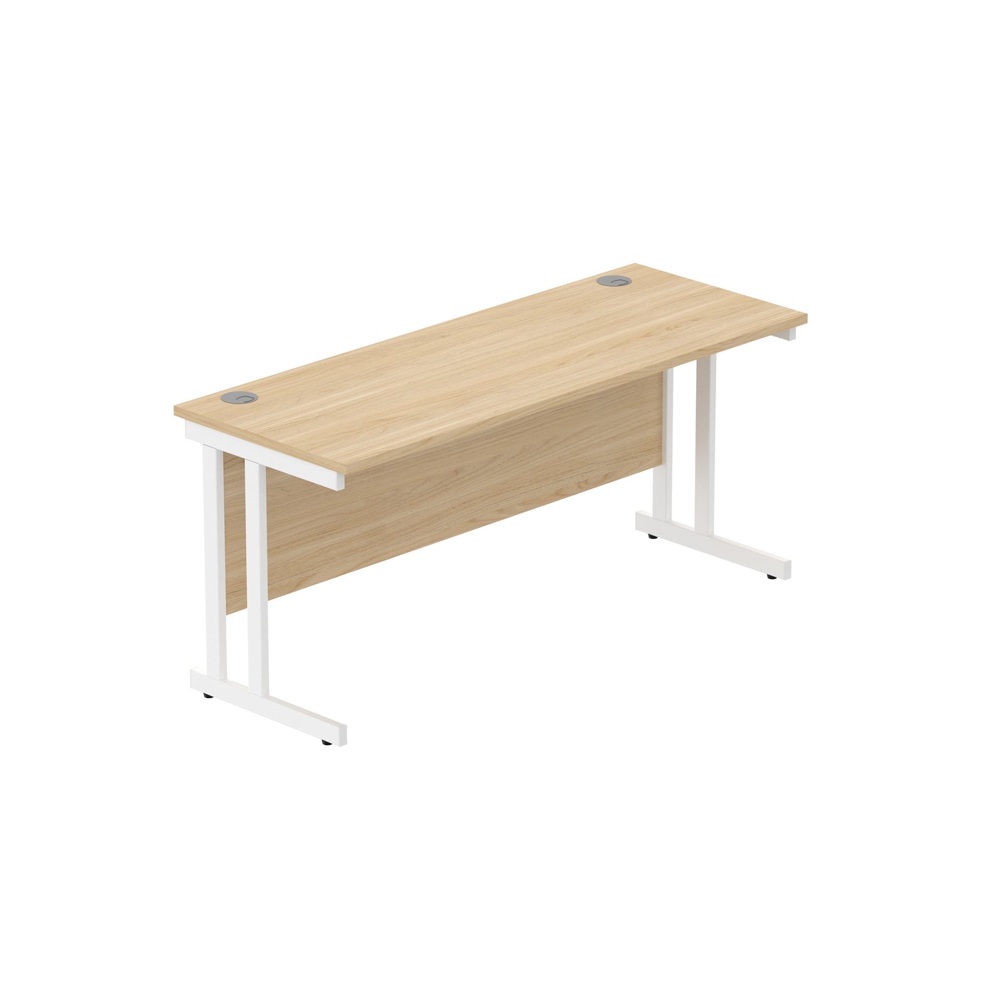 Core|Double Upright|Rectangular Desk (FSC)|1600X600|Canadian Oak-White