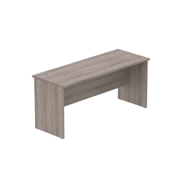 Core|Rectangular|Desk with Panel Legs|1600x600|Alaskan Grey Oak