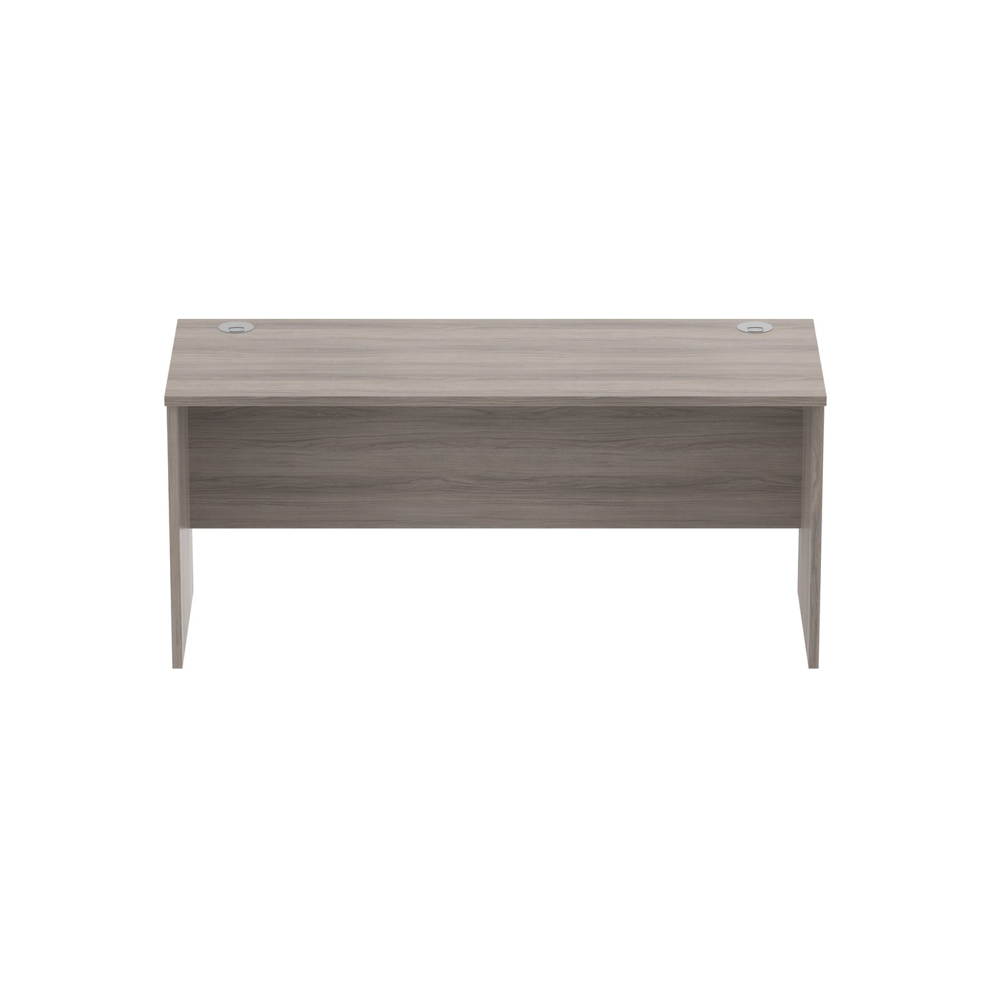 Core|Rectangular|Desk with Panel Legs|1600x600|Alaskan Grey Oak
