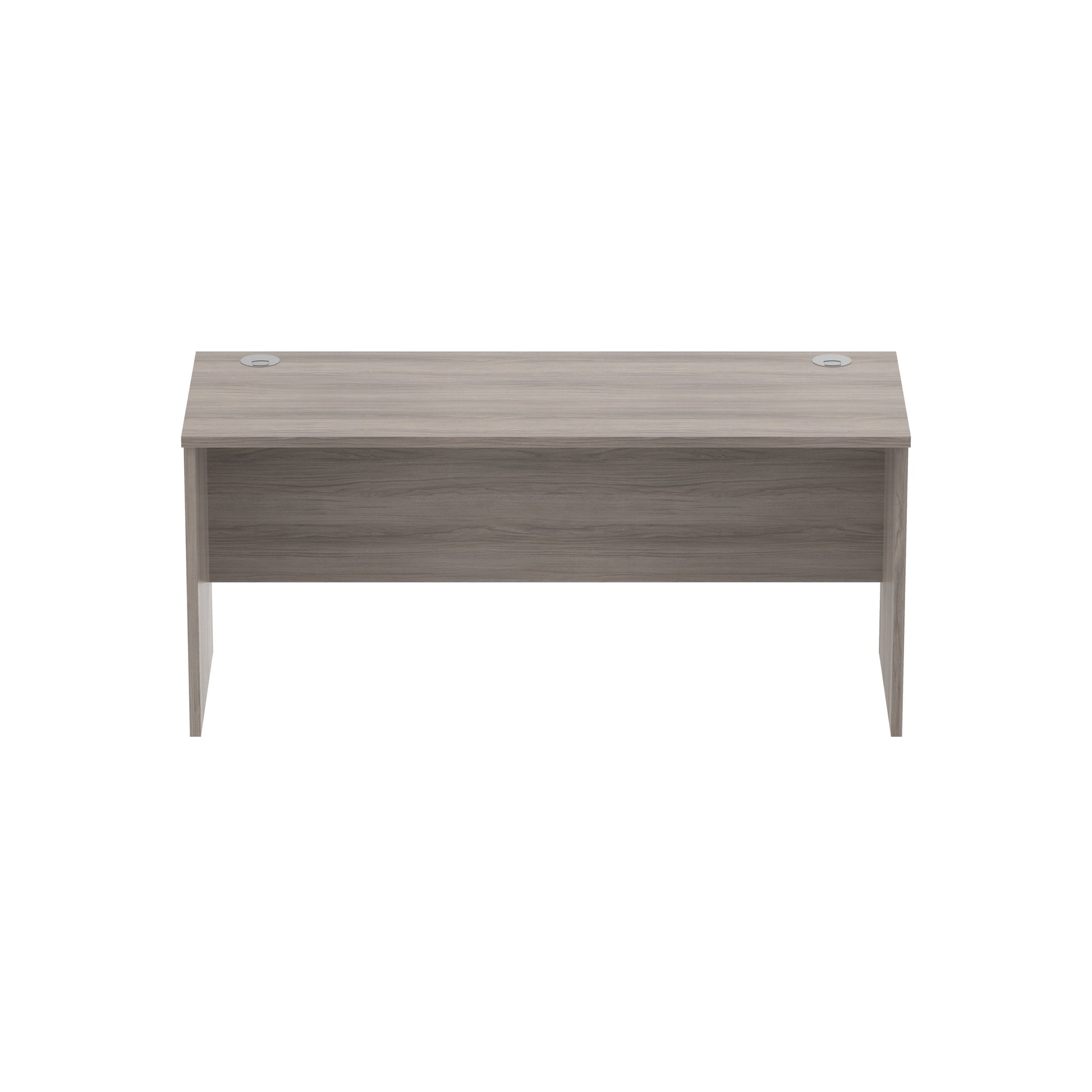 Core|Rectangular|Desk with Panel Legs|1600x600|Alaskan Grey Oak