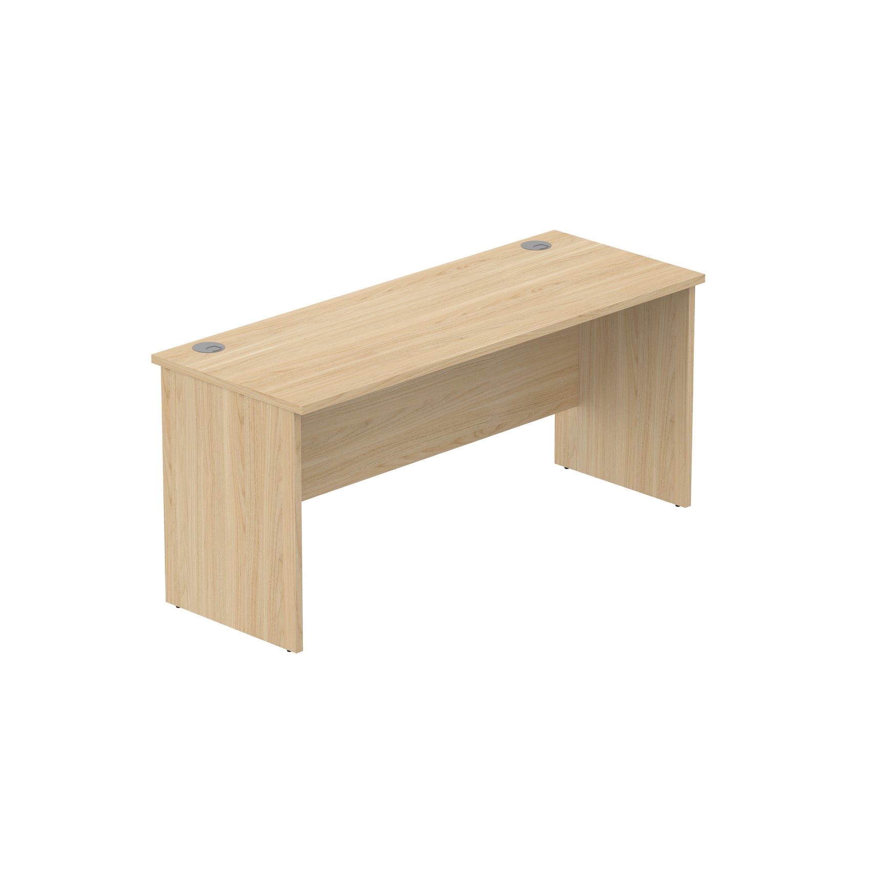 Core|Rectangular|Desk with Panel Legs|1600x600|Canadian Oak