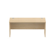 Core|Rectangular|Desk with Panel Legs|1600x600|Canadian Oak