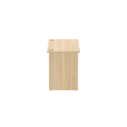 Core|Rectangular|Desk with Panel Legs|1600x600|Canadian Oak