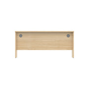 Core|Rectangular|Desk with Panel Legs|1600x600|Canadian Oak