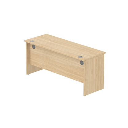 Core|Rectangular|Desk with Panel Legs|1600x600|Canadian Oak