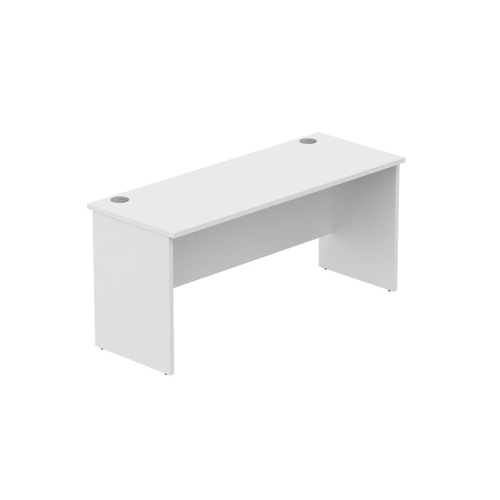 Core|Rectangular|Desk with Panel Legs|1600x600|White