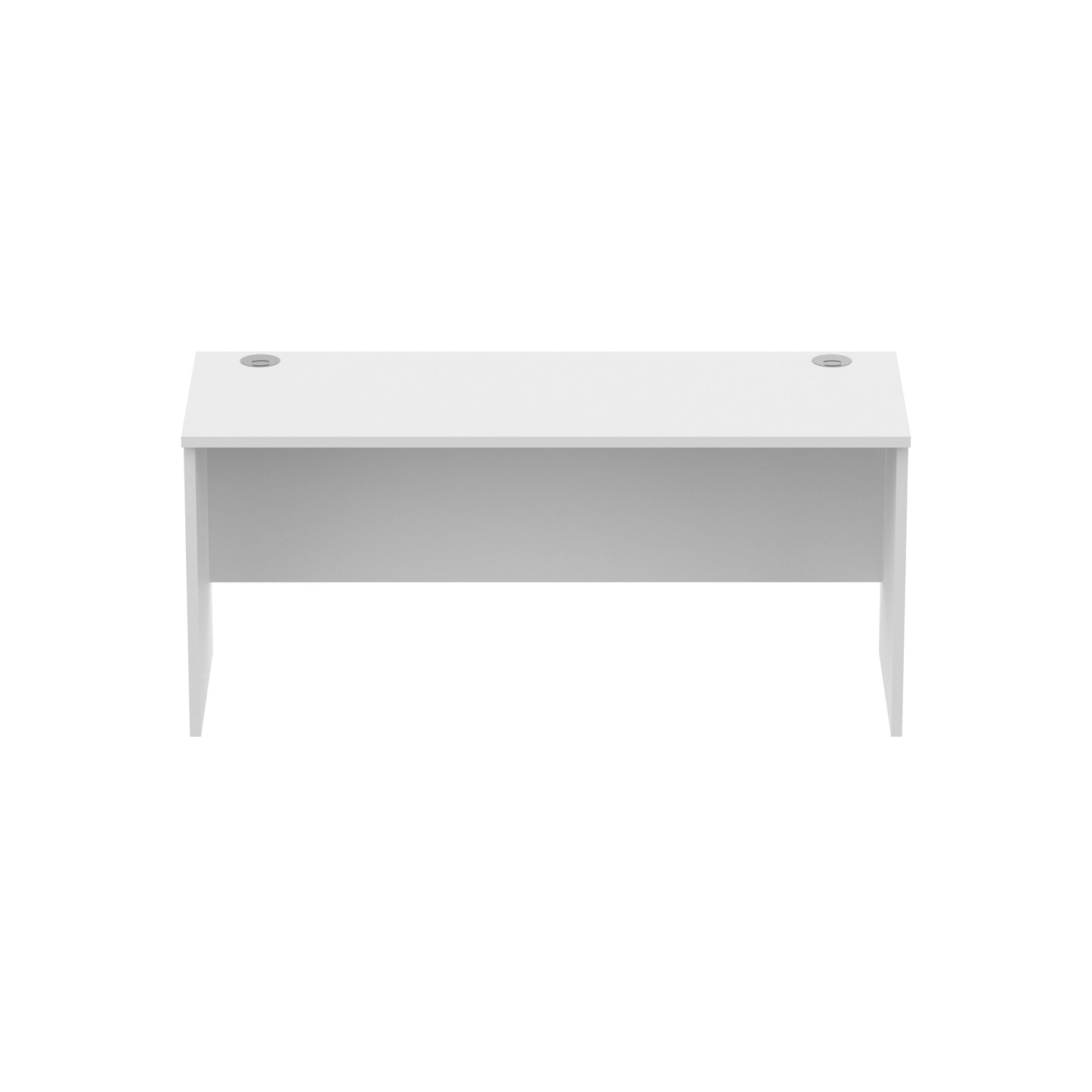 Core|Rectangular|Desk with Panel Legs|1600x600|White