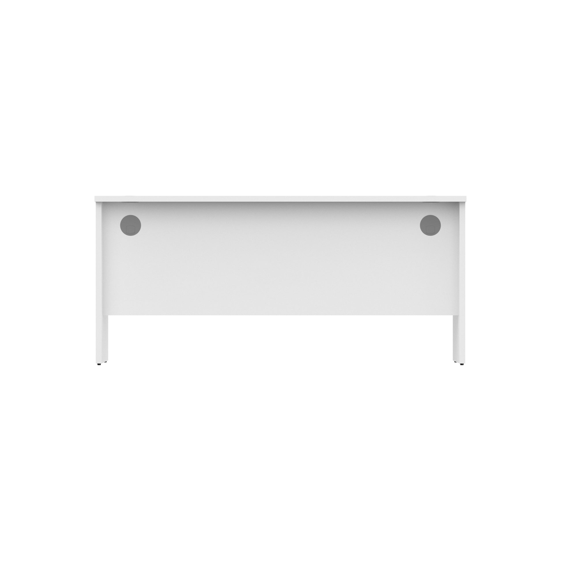 Core|Rectangular|Desk with Panel Legs|1600x600|White
