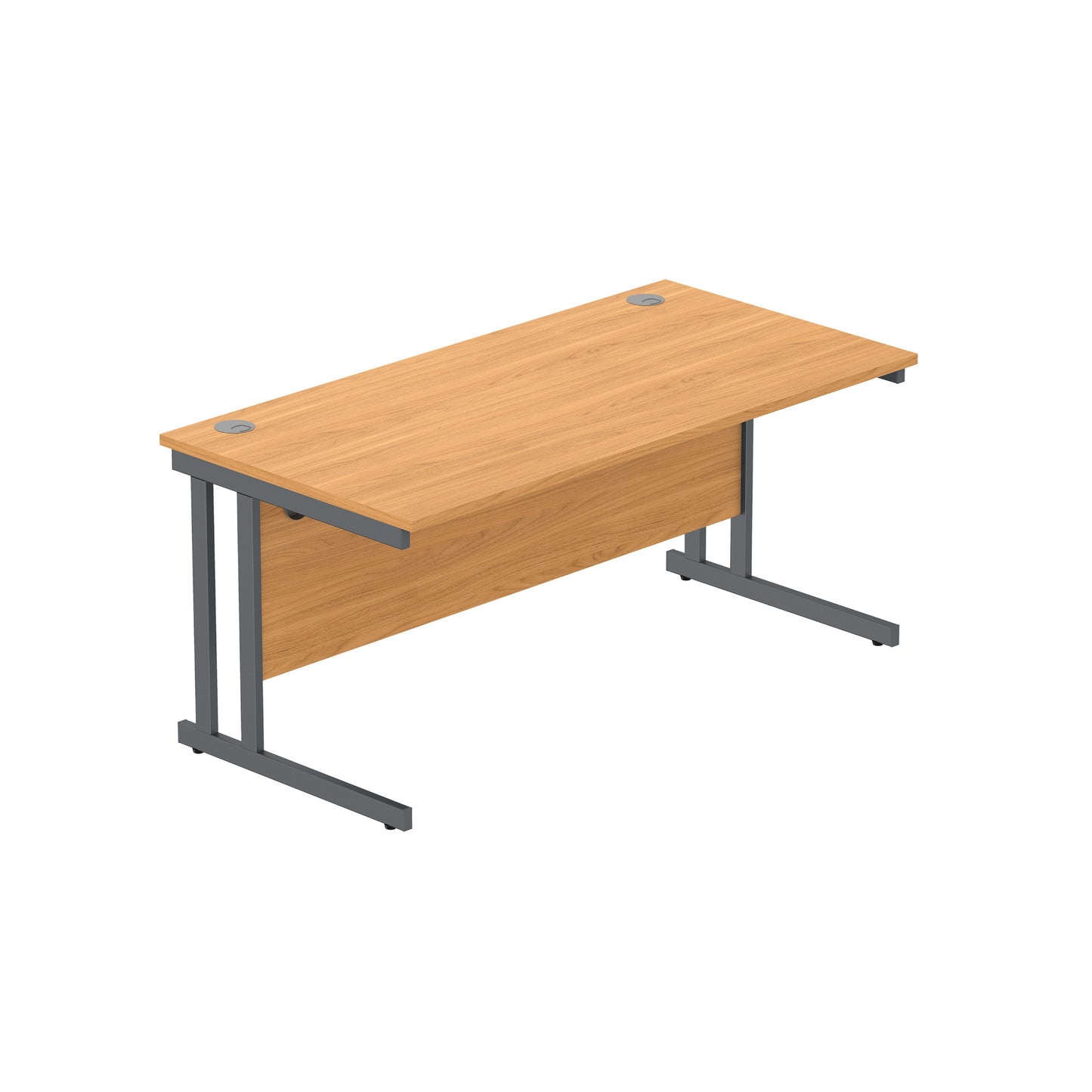 Core|Double Upright|Rectangular Desk (FSC)|1600X800|Norwegian Beech-Graphite