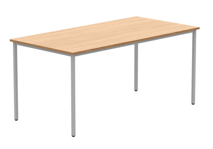 Core|Double Upright|Left Hand Radial Desk (FSC)1600X800|Canadian Oak-White