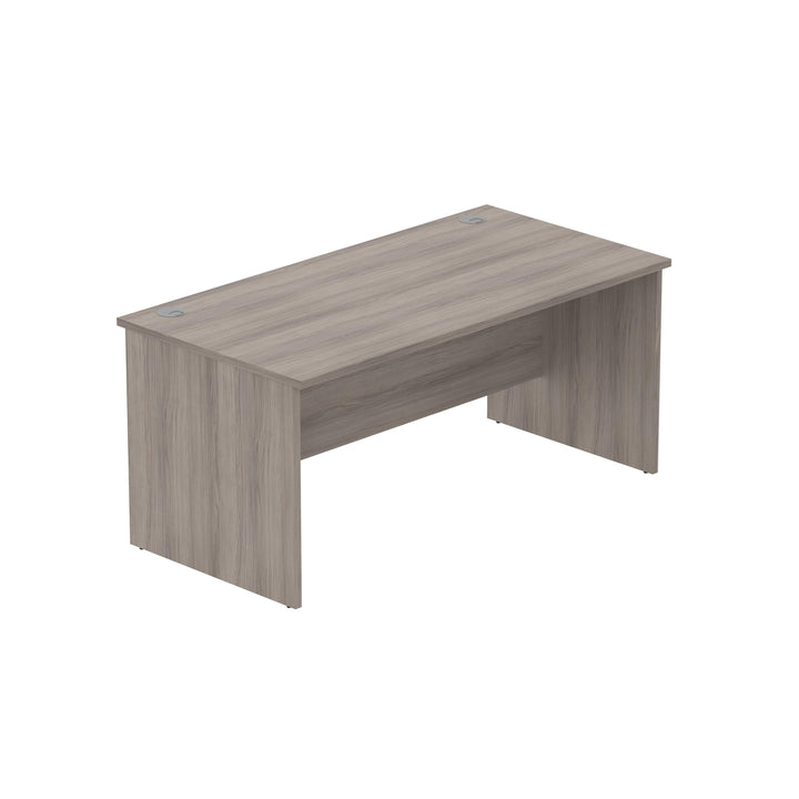 Core|Rectangular|Desk with Panel Legs|1600x800|Alaskan Grey Oak