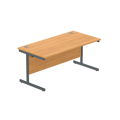 Core|Single Upright|Rectangular Desk (FSC)|1600X800|Norwegian Beech-Graphite