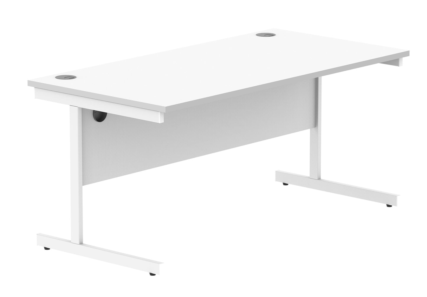 Core|Single Upright|Rectangular Desk (FSC)|1600X800|Arctic White-Arctic White