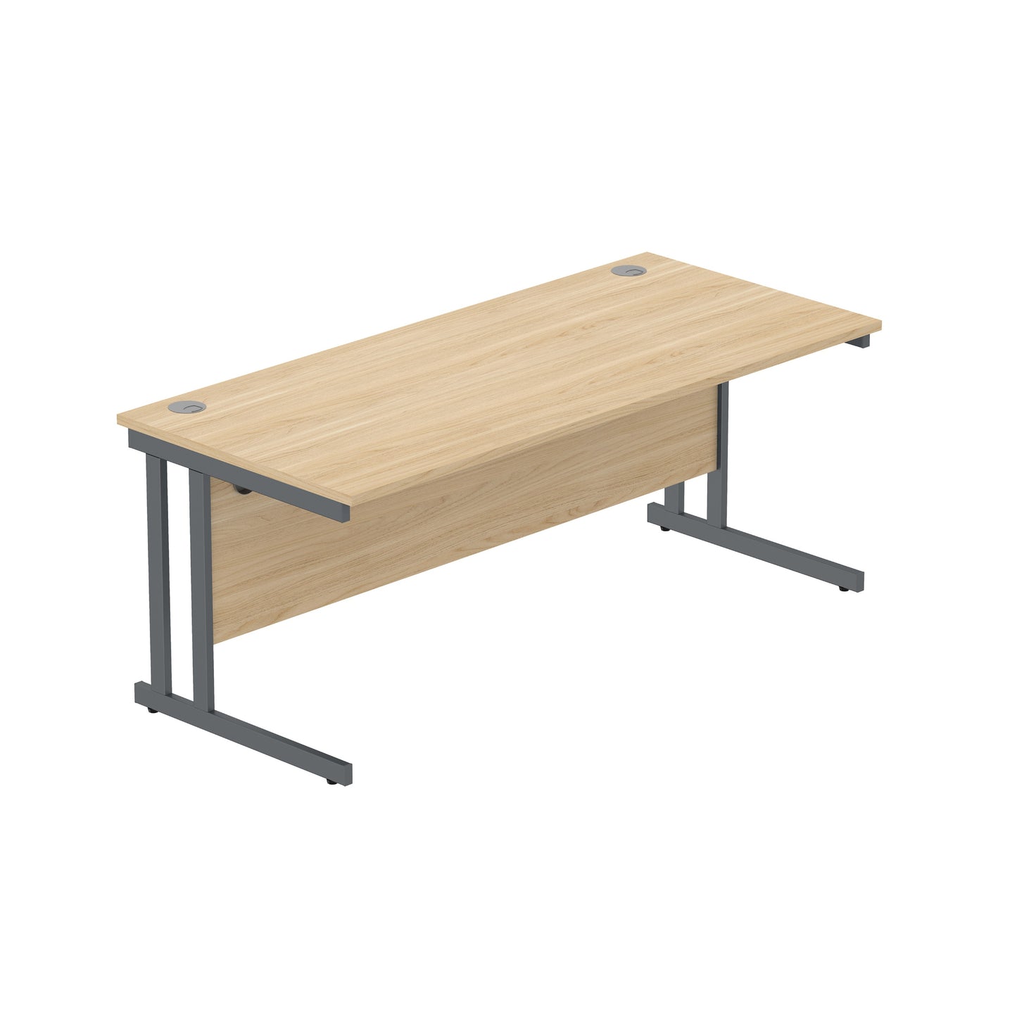 Core|Double Upright|Rectangular Desk (FSC)|1800X800|Canadian Oak-Graphite