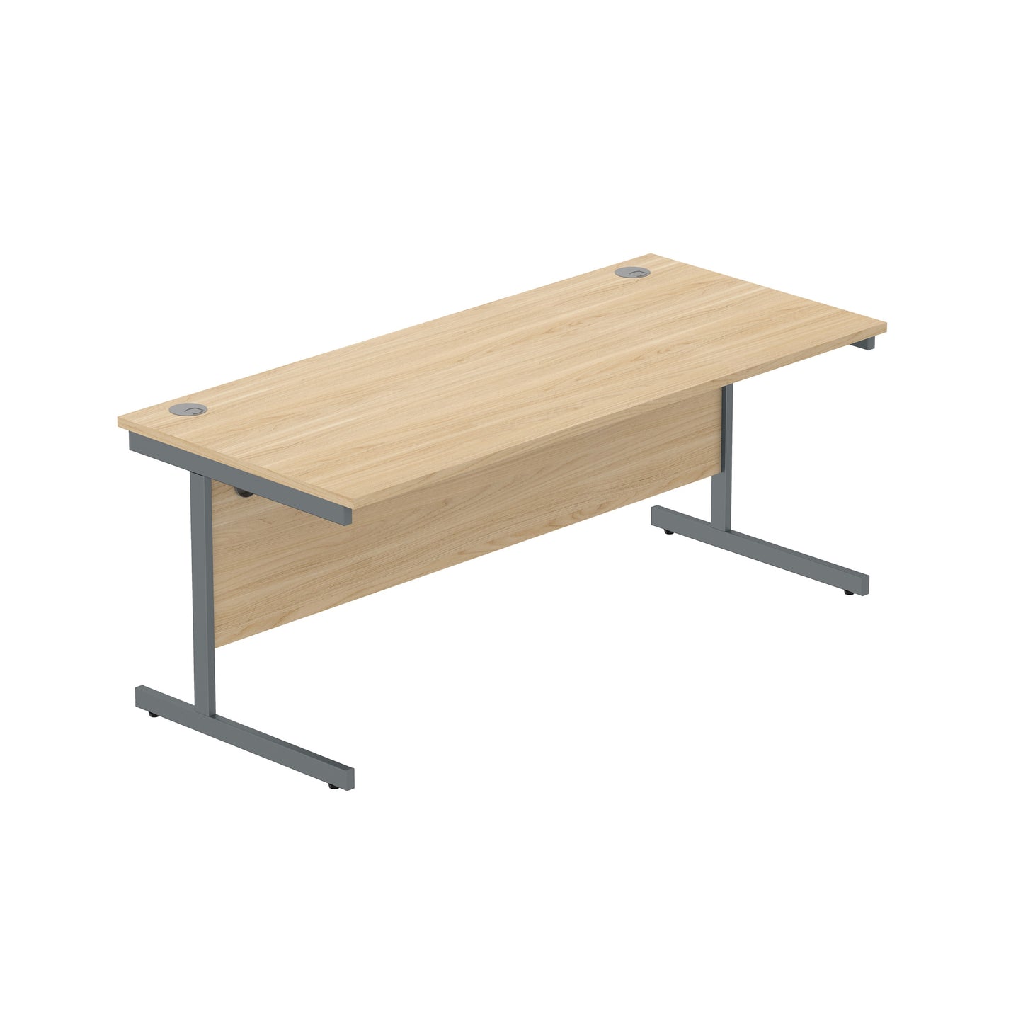 Core|Single Upright|Rectangular Desk (FSC)|1800X800|Canadian Oak-Graphite
