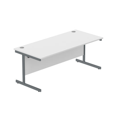 Core|Single Upright|Rectangular Desk (FSC)|1800X800|Arctic White-Graphite