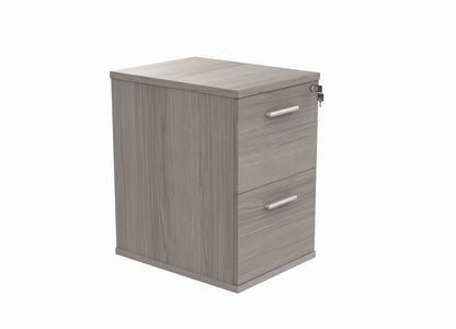 Core|Wooden Filing Cabinet|2 Drawer|Alaskan Grey Oak
