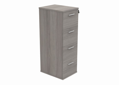 Core|Wooden Filing Cabinet|4 Drawer|Alaskan Grey Oak