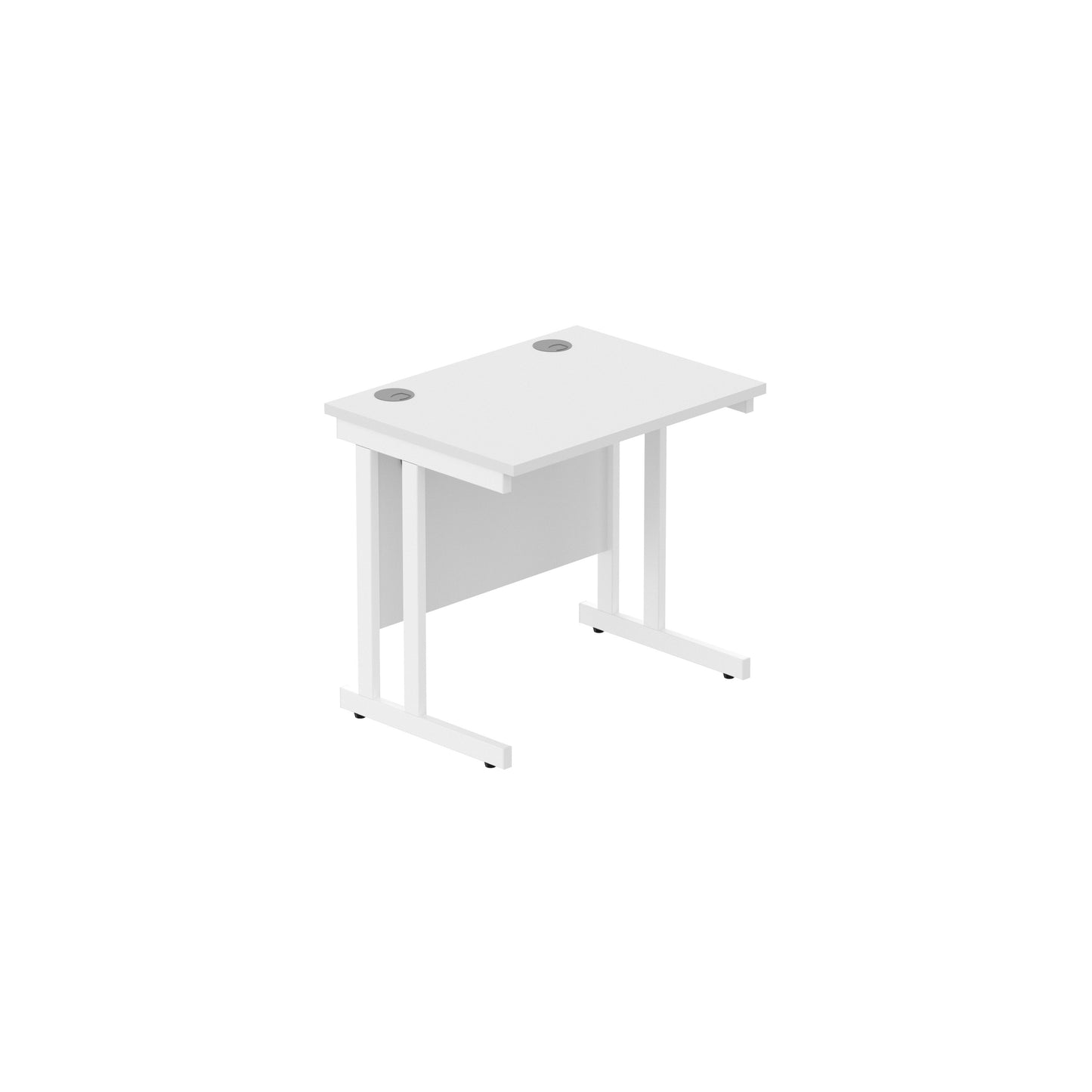 Core|Double Upright|Rectangular Desk (FSC)|800x600|Arctic White-Arctic White