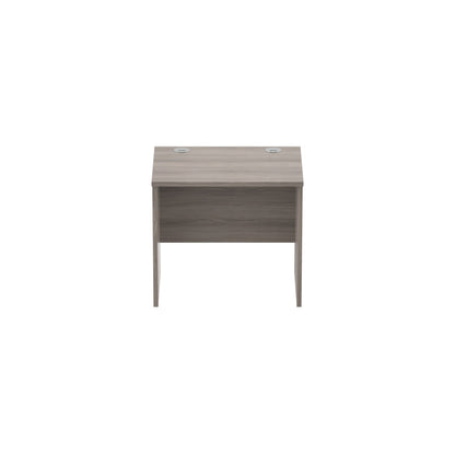 Core|Rectangular|Desk with Panel Legs|800x600|Alaskan Grey Oak