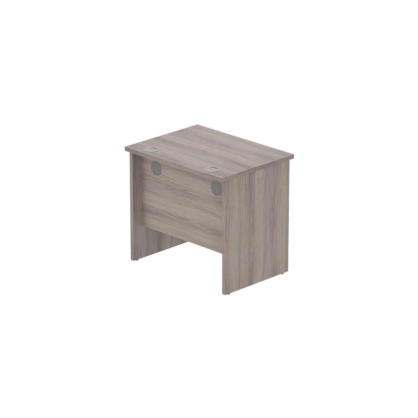 Core|Rectangular|Desk with Panel Legs|800x600|Alaskan Grey Oak