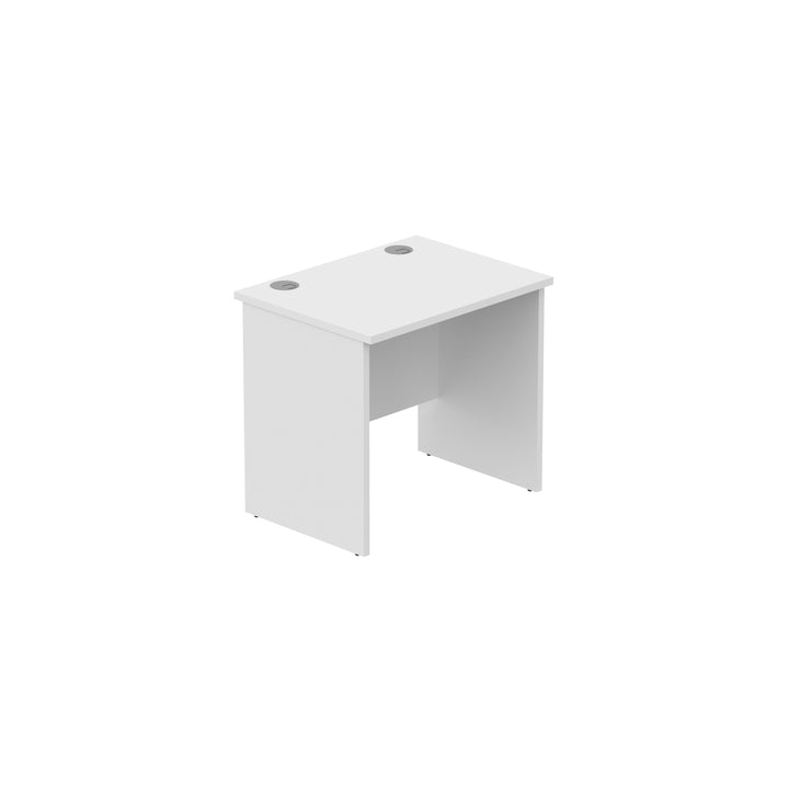 Core|Rectangular|Desk with Panel Legs|800x600|White
