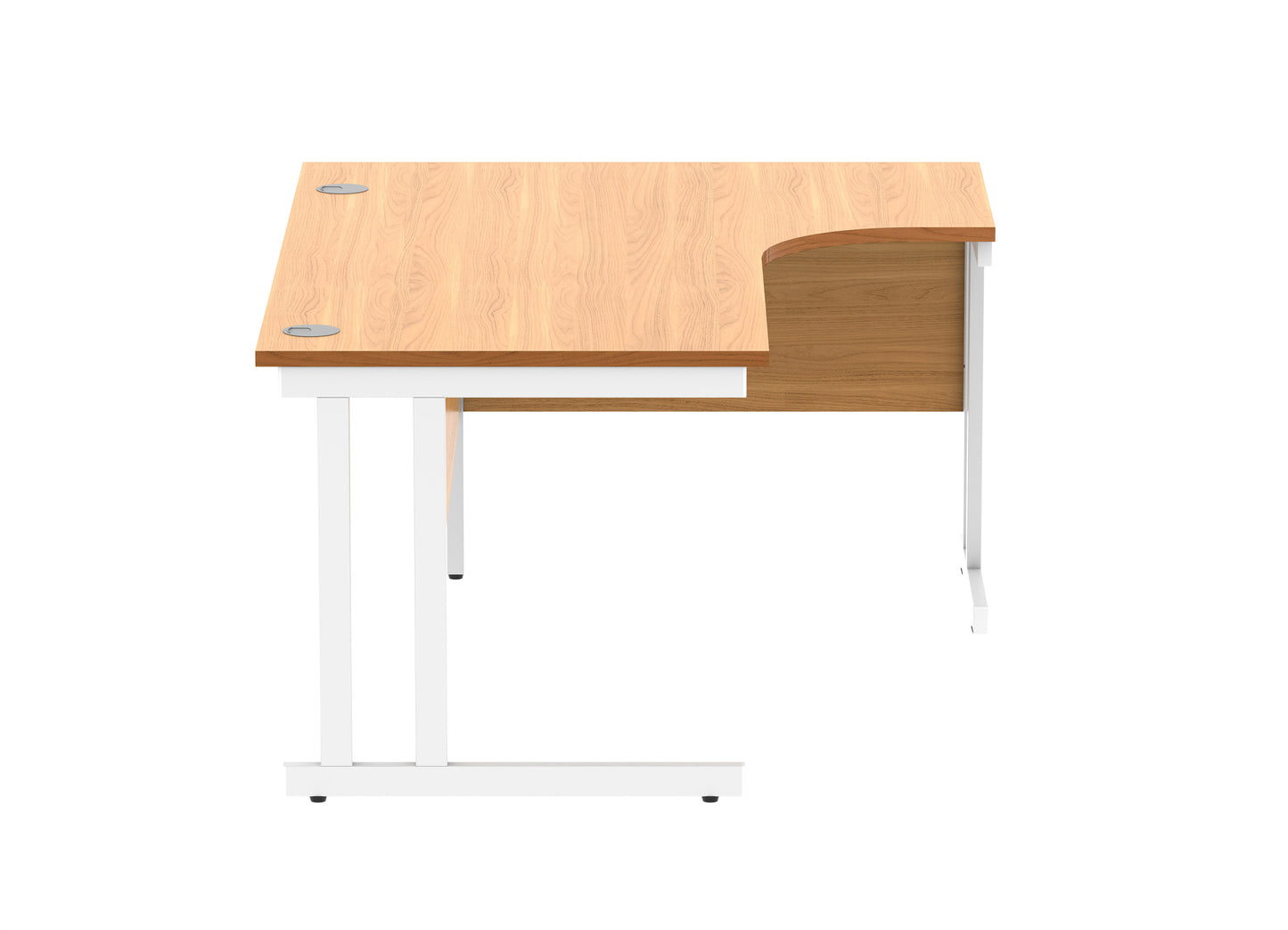Double Upright Right Hand Radial Desk + Desk High Pedestal (FSC)