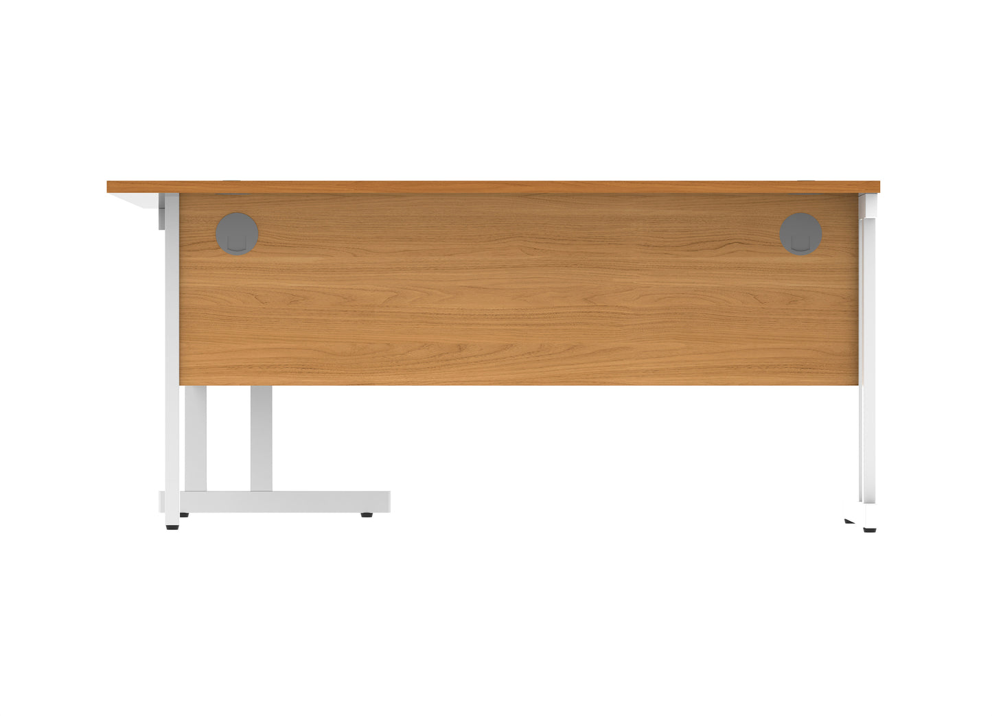 Double Upright Right Hand Radial Desk + Desk High Pedestal (FSC)