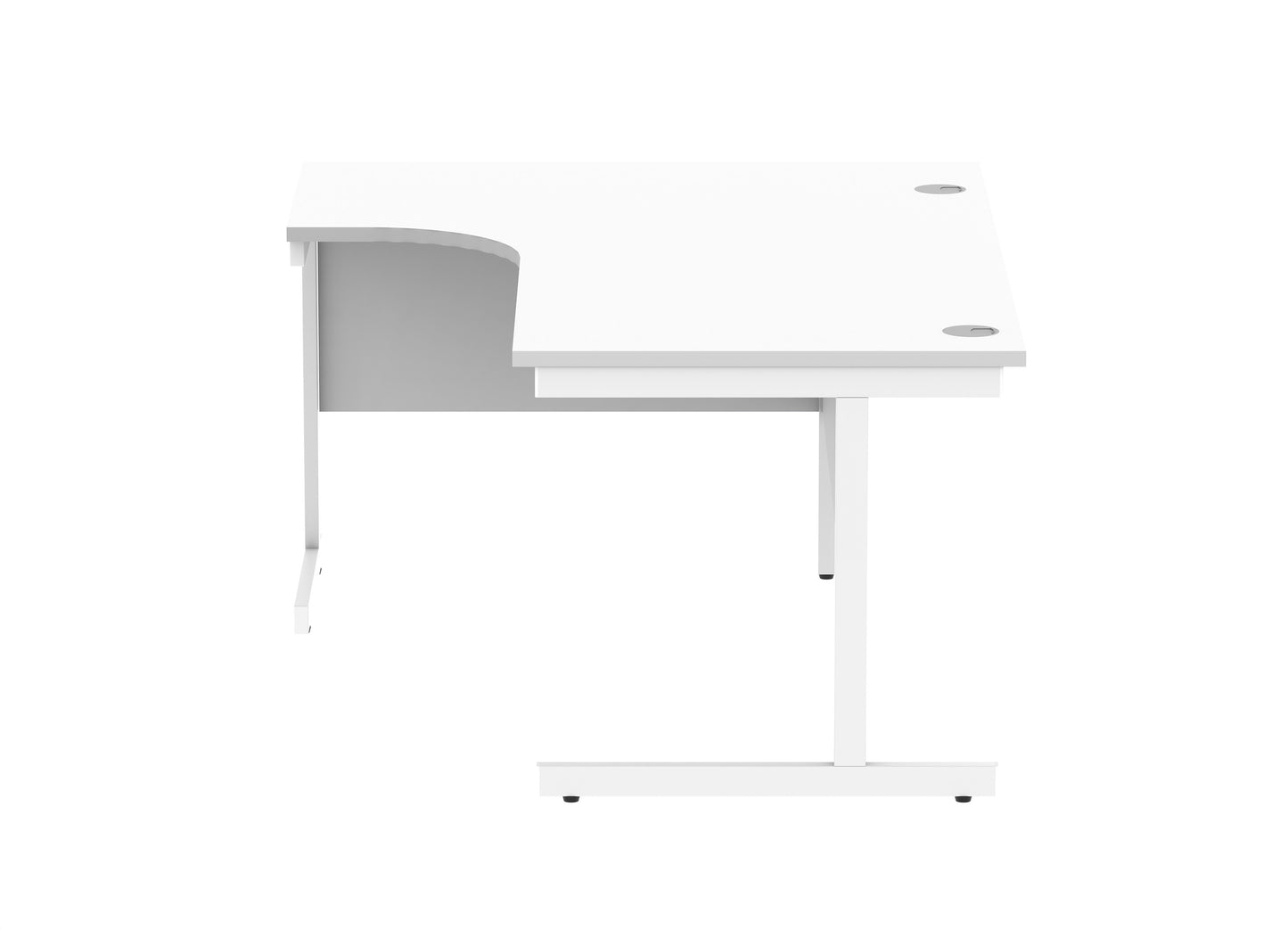 Single Upright Left Hand Radial Desk + Desk High Pedestal (FSC)