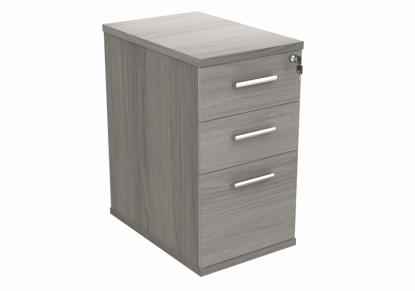 Core|Desk High Pedestal|600 Deep|Grey Oak