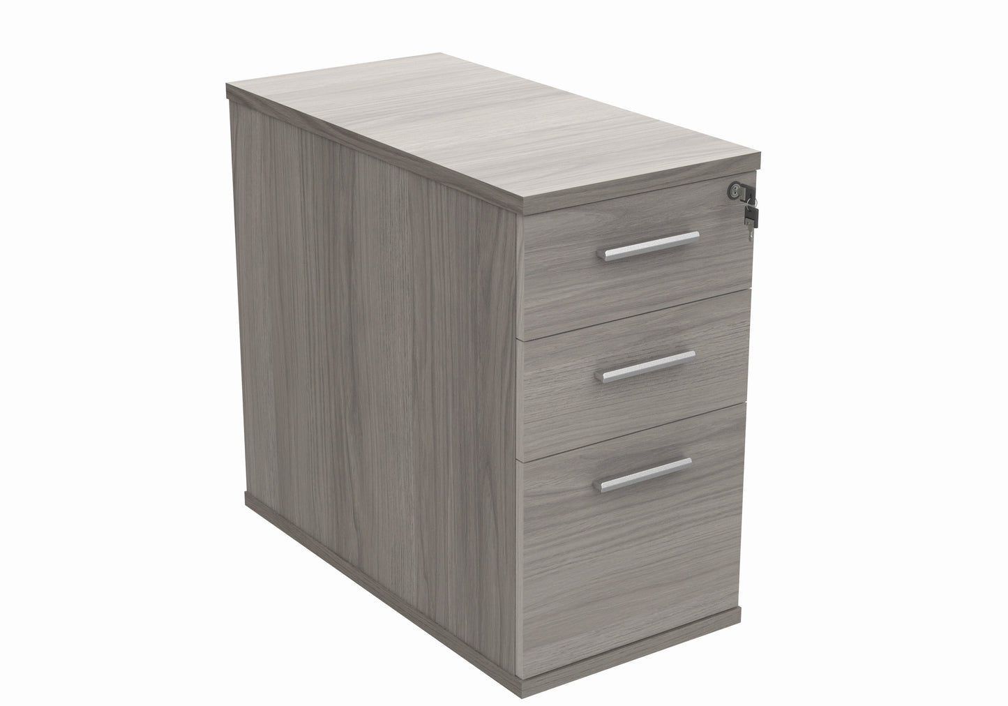 Core|Desk High Pedestal|800 Deep|Grey Oak