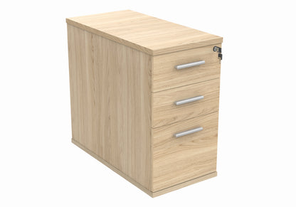 Core|Desk High Pedestal|800 Deep|Oak
