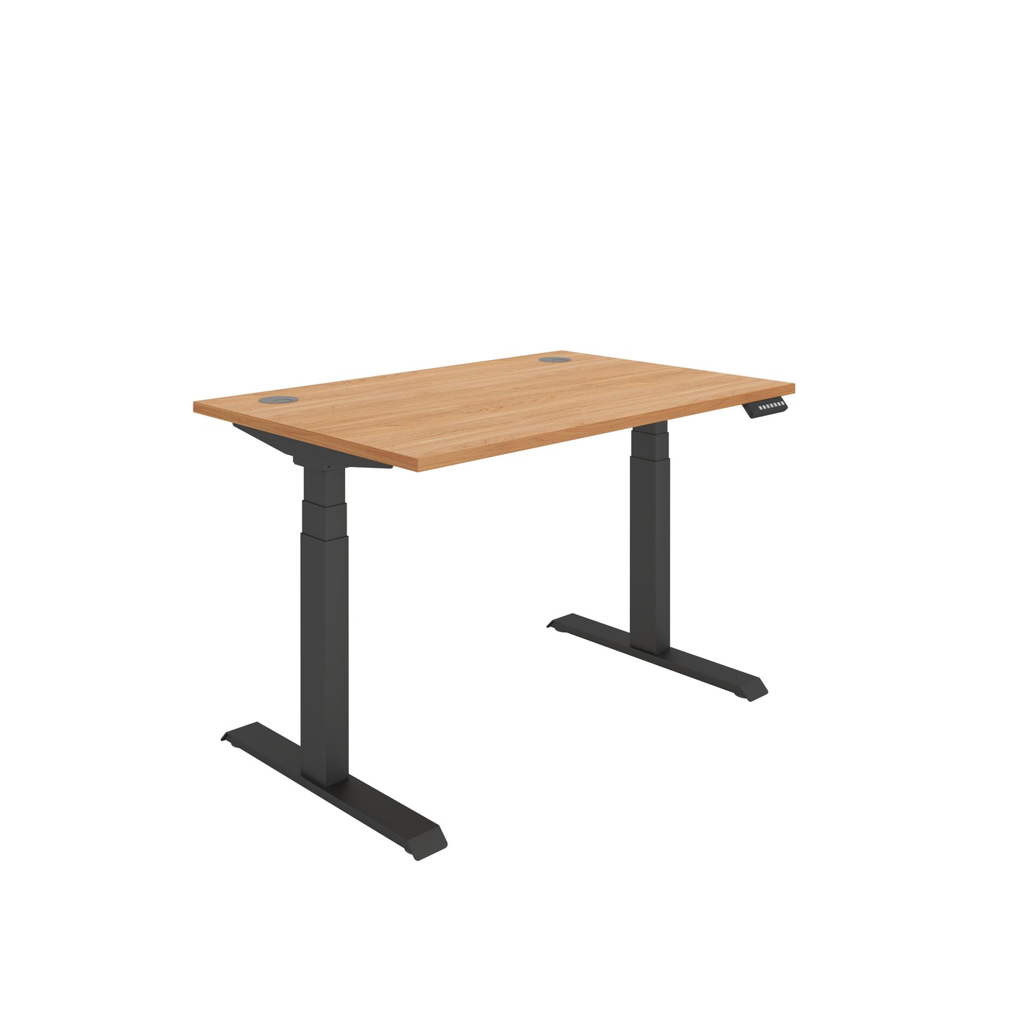 Core|Dual Motor|Sit Stand Desk (FSC)|1200x800|Beech-Black